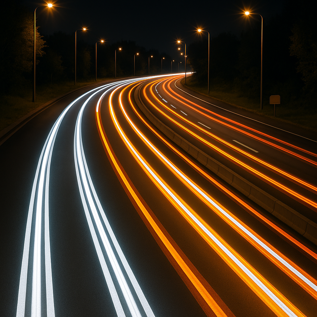 Dinamik LED Yol Çizgileri